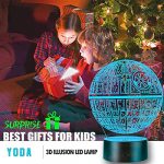 3D Illuminated Space Saga Lamp with Remote Control and Color Changing Features - Image 3