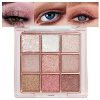 9 Colors Glitter Shimmer Pink Golden Brown