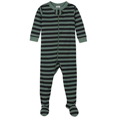 Cozy Cotton Footed Pajamas for Baby Boys - 2 Pack - Image 3