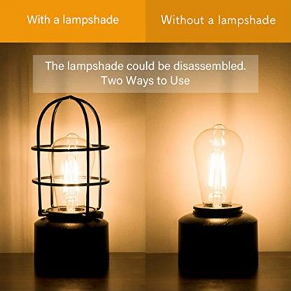 Compact Touch-Controlled Steampunk Table Lamp with Dimmable Settings - Image 3