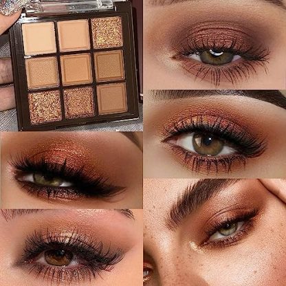Neutral & Nude Eyeshadow Palette - Long-Lasting & Blendable - Image 2