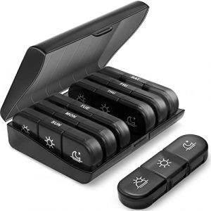 Convenient Weekly Pill Organizer for Daily Medication Management
