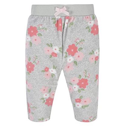 Baby Girls' 4-Pack Cozy Microfleece Pants - Image 2