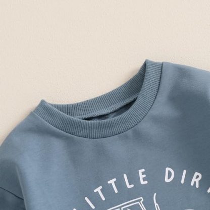 "Little Adventurer" Toddler Boy's Sweatshirt and Jogger Pants Set - Image 4