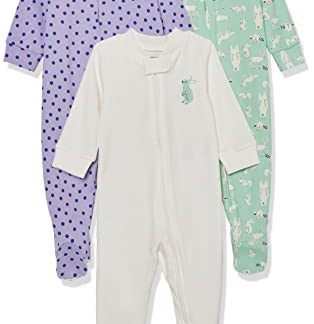 Cozy Cotton Night-time Footed Sleeper Pajamas for Toddlers and Babies