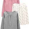 Grey Dots/Pink/White Floral