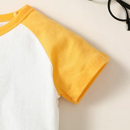 Comfy Cotton Raglan Baseball Tee for Kids - Image 4