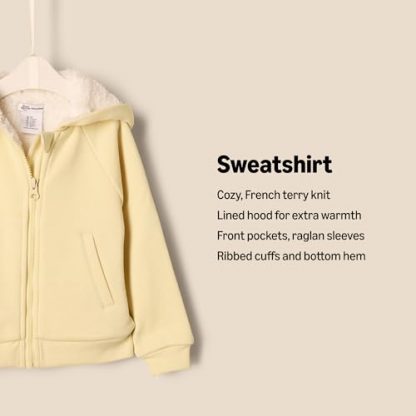 Unisex Baby Zip-Up Hoodie Sweatshirt - Image 2