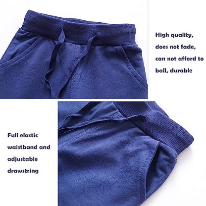"Boys' Adorable Trio Joggers Pack with Cartoon Motifs" - Image 2