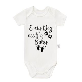 "Every Pup's Companion" Baby Bodysuits - Funny Cotton Rompers for Newborns & Toddlers