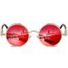 Golden Frame/Red Orange Lens