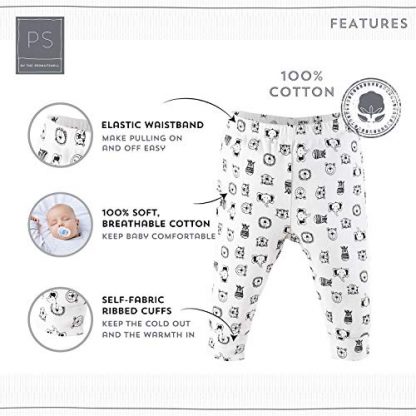 5-Pack Unisex Baby Safari Cotton Pants Set (0-24 Months) - Image 5