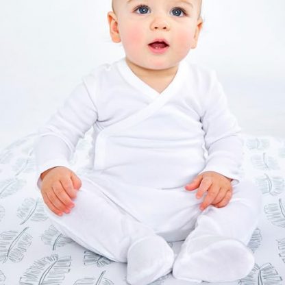 2-Pack Organic Cotton Footed Pants for Infants - Image 2