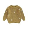 K-dark Beige Yellow Flower