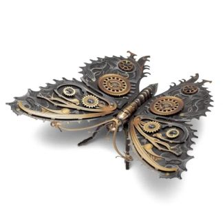 Steampunk Butterfly 3D Metal Puzzle Kit