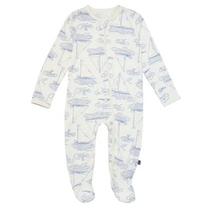 Unisex Baby's Soft Viscose Sleep 'N Play Set with Mitten Cuffs - Image 4