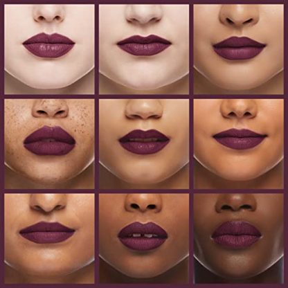Long-Lasting Matte Liquid Lip Color in Plum - Image 3