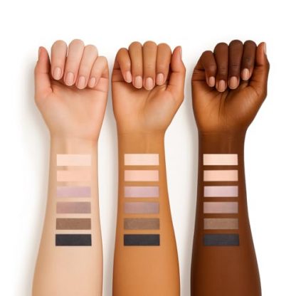 Compact 6-Shade Eyeshadow Palette with Mirror - Neutral Tones - Image 2