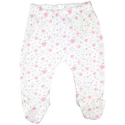 Cozy Bear Cotton Baby Leggings with Built-In Footies - Image 5