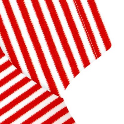 Collegiate Infant Striped Bodysuit with Creative Knitting - Image 2