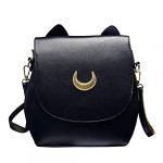 Enchanted Moon & Cat Convertible Backpack and Shoulder Bag