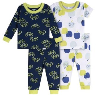 Charming 4-Piece Baby Boy's Pajama Set