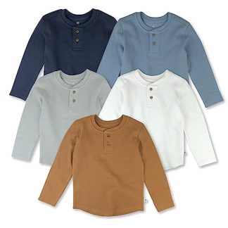 Organic Cotton 5-Pack Baby Shirts