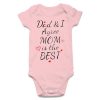 A-dad and I Agree Mom is the Best-pink