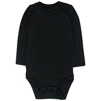 Soft and Sustainable 5-Pack Long Sleeve Bodysuits for Infant Baby Boys - Image 2