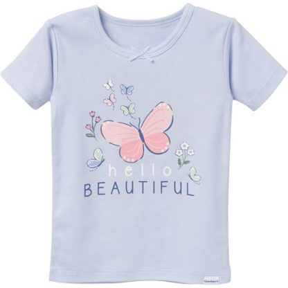 Toddler Girls' Comfy Cotton 4-Piece Pajama Set - Image 2