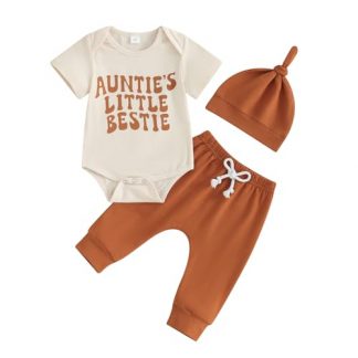 "Little Beach Bum" Newborn Boy's Summer Outfit Set