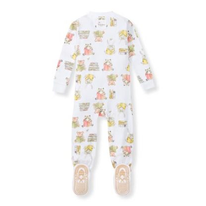 Cozy One-Piece Footed Sleeper for Baby Girls with Non-Slip Feature - Image 2