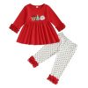Reindeer Tree Santa Red