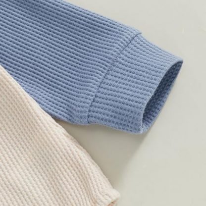Cozy Cotton Sibling Matching Outfits for Fall and Winter - Image 2