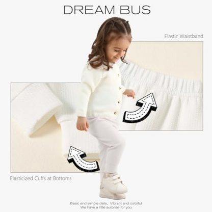 Cozy and Chic 5-Pack Baby Girl Jogger Pants - Image 5