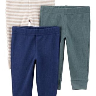 Cozy Thermal Baby Pants - 3 Pack