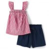 Red Gingham Set