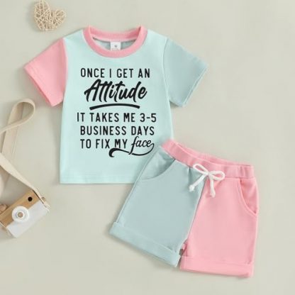 Adorable Summer Outfit Set for Toddler Girls - Image 2