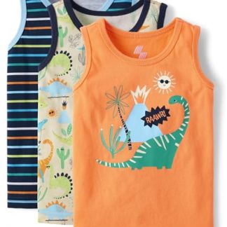 Toddler Boys' Stylish Sleeveless Tank Top Set