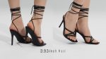 Glamorous Strappy High Stiletto Lace-Up Sandals - Image 7