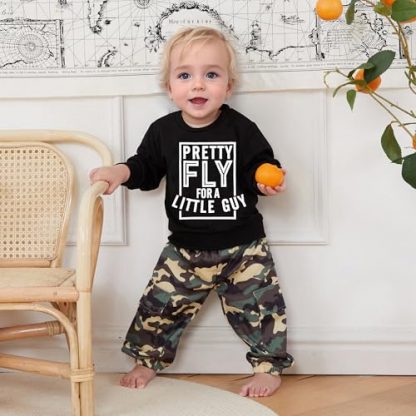Chic Toddler & Baby Boy Fall/Winter Outfit Set - Image 2