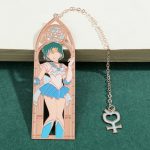 Set of 5 Anime-Inspired Magical Girl Metal Bookmarks - Image 4