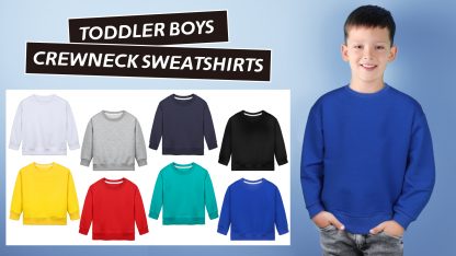 Trio of Trendy Toddler Crewneck Sweatshirts - Image 7