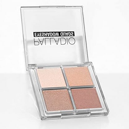 Velvety Quad Eyeshadow Palette - Matte, Metallic, and Shimmer Finishes (Ballerina) - Image 6