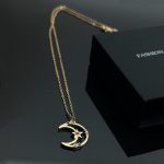 Celestial Themed Pendant Necklaces - Gold Plated, Set of 4 - Image 6