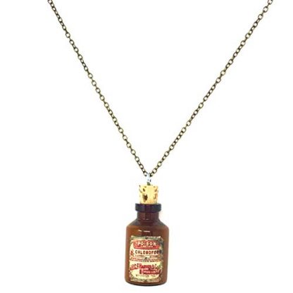Gothic Elegance Potion Bottle Necklace - Image 5