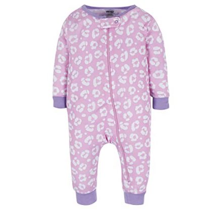 Cozy Trio of Baby Girl Cotton Sleepsuits - Image 5