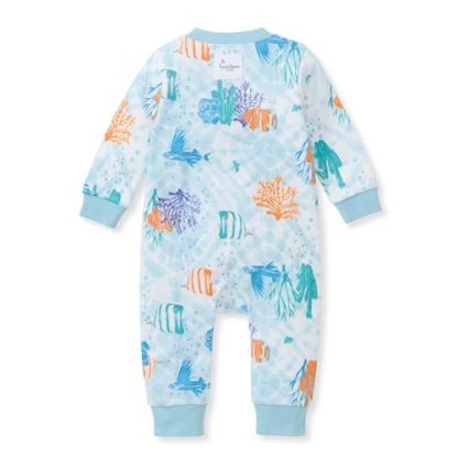 Organic Cotton Footless Romper Jumpsuit for Baby Boys - Image 2