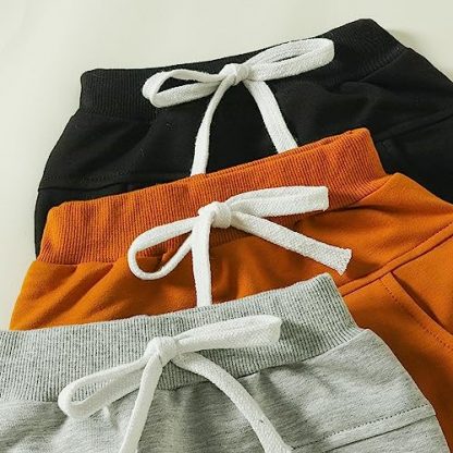 Toddler's Trio of Stylish Jogger Pants - Image 4