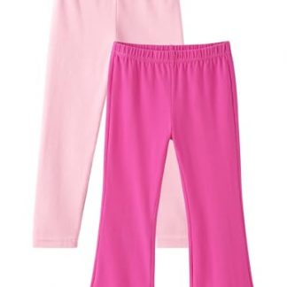 Twin Pack Comfy Cotton Pants for Toddler Girls - Size 18M-5T